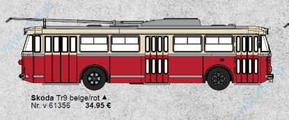 Obrázok pre 984/61356 Škoda Tr9 * Red-Beige