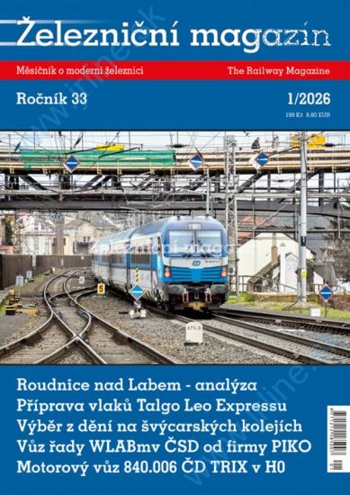 Obrázok pre 100/26-01 Železničný Magazín 1-2026 *CZ*