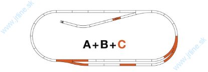 Obrázok pre 64/42021 Koľajový set "C"- Rozširovací