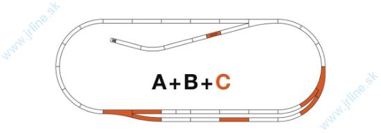 Obrázok pre 64/42021 Koľajový set "C"- Rozširovací