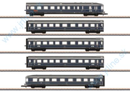 Obrázok pre 71Z/87615 VagonSET*Blauer Enzian*DB IIIe