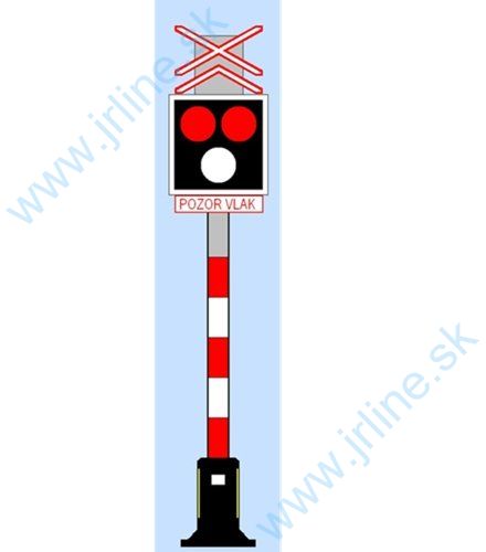Obrázok pre 58/945 Výstražník -.Svetelný Prejazd *ČČ+B* 2-koľajný - AŽD