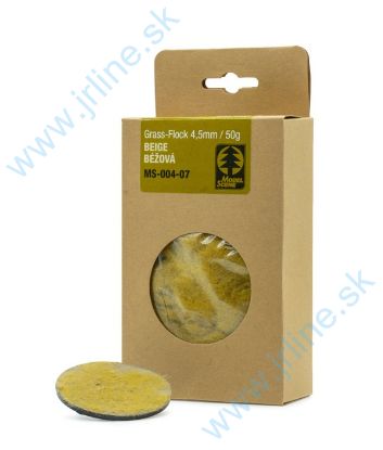 Obrázok pre 44/004-07 Statická tráva 4,5 mm - béžová