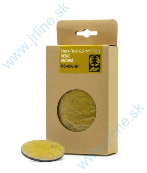 Obrázok pre 44/006-07 Statická tráva 6,5 mm - béžová