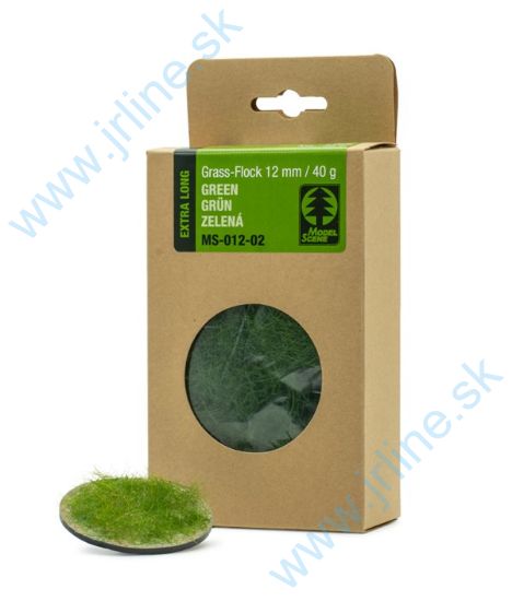 Obrázok pre 44/012-02 Statická tráva 12 mm - zelená