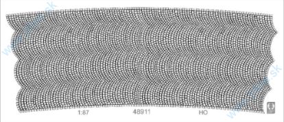 Obrázok pre 44/48911 Silnice H0-mírný oblouk, krouž