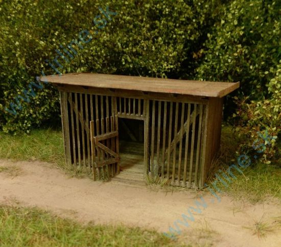 Obrázok pre 44/98526 Kůlna laťková H0