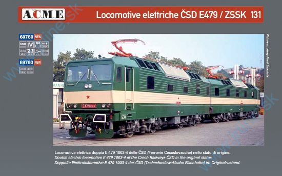 Obrázok pre 618/69760 E479 1003-4 *ČSD IVep*DCC-Zvuk