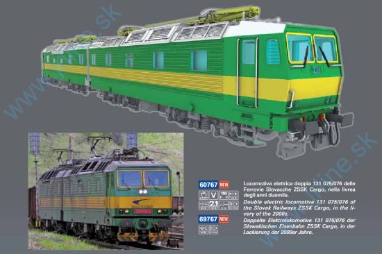 Obrázok pre 618/69767 131 075/076*ZSSK-Cargo V*DCCzv