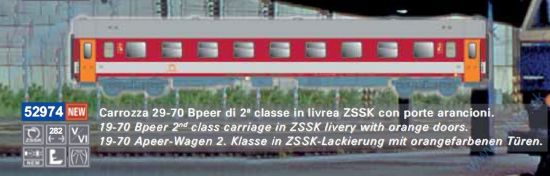 Obrázok pre 628/52974 Bpeer 29-70 * ZSSK V-VIep *