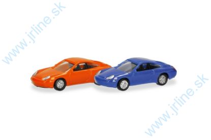 Obrázok pre 91/066945 N-2ks Set Porsche 911orange/bl