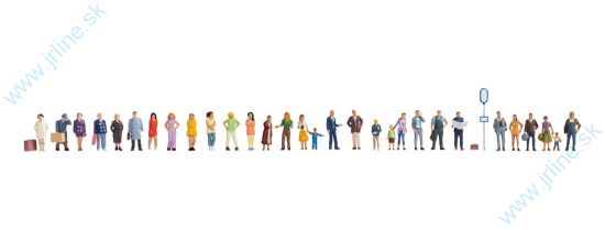 Obrázok pre 54/16054 Mega-Set"Stojaci Čakajúci ľudi