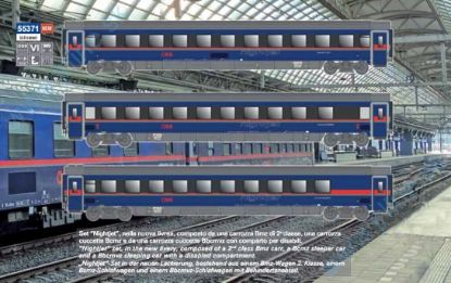 Obrázok pre 628/55371 SET*Nightjet ÖBB VIep*Bmz-Bcmz