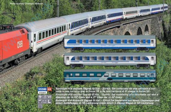 Obrázok pre 628/55380 Euronight 414*SŽ-HZ VIep* SŽ-C