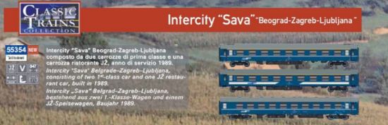 Obrázok pre 628/55354 InterCity-SAVA*JŽ Vep*BeogradL
