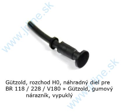 Obrázok pre 74/G19010-03 Nárazník - oblý * gumenný