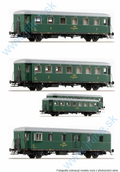 Obrázok pre 62R-EL/260700 Set Vozňov RYBAK * ČSD IV.ep.