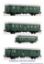 Obrázok pre 62R-EL/260650 Set Vozňov RYBAK * ČSD III.ep.* DCC-Osvetlenie
