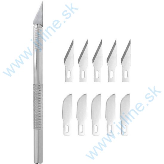 Obrázok pre 20/S-PKN3301-S *Modelálsky-Nôž-1-*5špic+5oblý