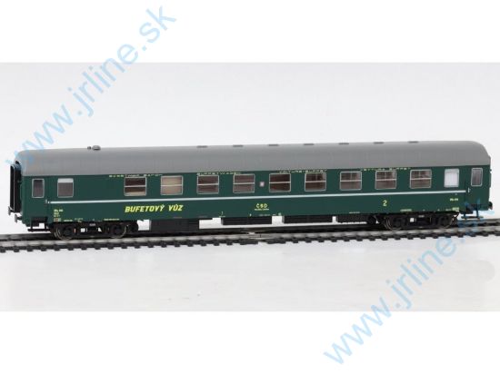 Obrázok pre 622/97110056 BRa 555 * ČSD III.ep.* BUFETOVÝ VÚZ * Pražská Dráha
