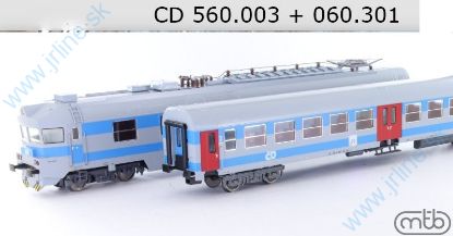 Obrázok pre 612/H560-060-3 El.Jednotka  560.003 + 060.301 * ČD V.ep.* ( ex SM488.0 )