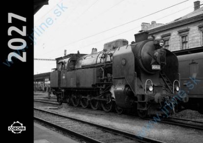 Obrázok pre 116/27-02 Nástenný kalendár 2027 - Čierno Biela NOSTALGIA - 12 + 1 listov, rozmery 420 x300 mm