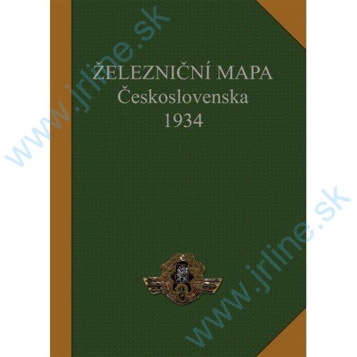 Obrázok pre 129/503 Železničná mapa Československa z roku 1934