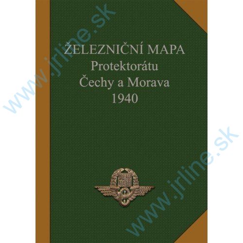 Obrázok pre 129/505 Železničná mapa Protektorátu Čechy a Morava z roku 1940